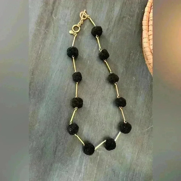 Madewell Black Pom Pom Gold
Color Link Necklace - Picture 1 of 5